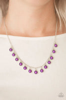 Paparazzi - Gypsy Glow - Purple Necklace #3492 (D)