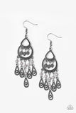 Eastern Excursion - Silver - Paparazzi Earrings