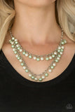 Paparazzi - Beauty Shop Fashion - Green Necklace #2990