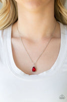 Paparazzi - Classy Classicist - Red Necklace #2255 (D)