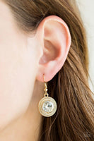 Paparazzi - Beginners LUXE - Gold Earrings #455 (D)