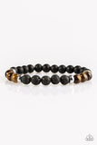 Paparazzi - Easygoing - Brown Stretchy Bracelet 2919(D)