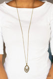 Paparazzi - Court Couture - Brass Necklace #3612