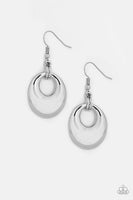 In The BRIGHT Place At The BRIGHT Time - Silver - Paparazzi Earrings
