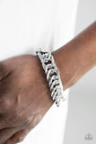Bronx Bravado - Silver - Paparazzi Clasp Bracelet #2178