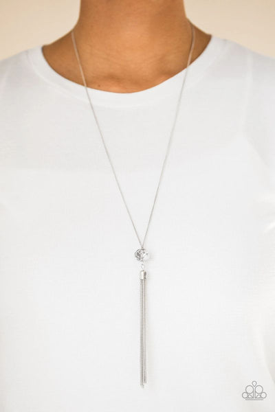 Socialite of the Season - Silver - Paparazzi Necklace