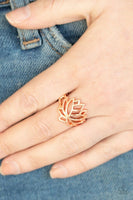 Lotus Lover - Copper - Paparazzi Ring