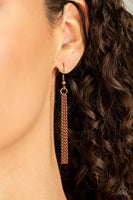 Point Taken - Copper - Paparazzi Necklace
