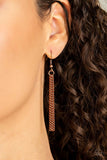 Point Taken - Copper - Paparazzi Necklace