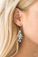 Cosmically Chic - Black - Paparazzi Earrings #4271 (D)