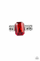 Feast Your Eyes - Red - Paparazzi Ring