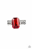 Feast Your Eyes - Red - Paparazzi Ring