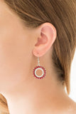Paparazzi "Wreathed in Radiance" - Red Earrings #1614 (D)