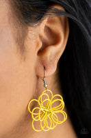 Paparazzi -Midsummer Magic - Yellow Earrings