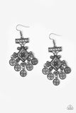 Unexplored Lands - Silver - Paparazzi Earrings #883 (D)