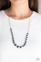 Stratosphere Sparkle - Blue - Paparazzi Necklace