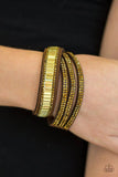 Just In SHOWTIME - Brass - Paparazzi Snap Double Wrap Bracelet