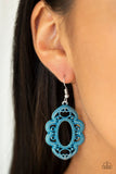 Mantras and Mandalas - Blue - Paparazzi Earrings #829