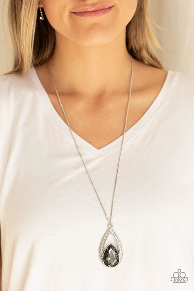 Notorious Noble - Silver - Paparazzi Necklace