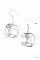 Me, Myself, and IDOL - White - Paparazzi Earrings
