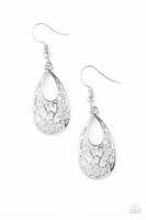 Always Be VINE - Silver - Paparazzi Earrings