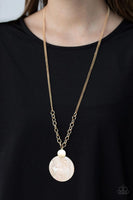 A Top-SHELLer - Gold - Paparazzi Necklace #4033 (D)
