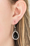 A One-GLAM Show - Black - Paparazzi Earrings #1262 (D)