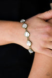 Perfect Imperfection - Brass - Paparazzi Clasp Bracelet #4093