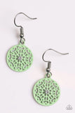 Colorfully Capricious - Green - Paparazzi Earrings #4810