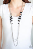 Charmingly Colorful - Black - Paparazzi Necklace 2673(D)