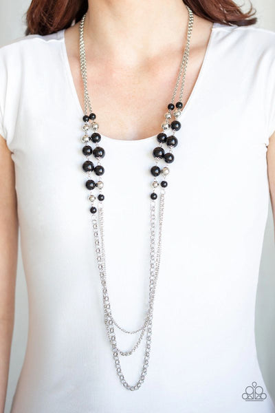 Charmingly Colorful - Black - Paparazzi Necklace 2673(D)