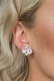 Paparazzi - Highly High-Class - Pink Clip-on Earrings #1852