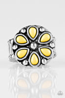 Color Me Calla Lily - Yellow - Paparazzi Ring