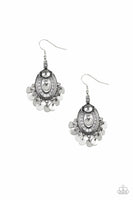 Chime Chic - Silver - Paparazzi Earrings