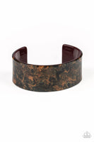 Marbled Mystique - Multi - Paparazzi Acrylic Cuff Bracelet