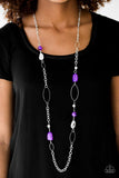 Popular Demand - Purple - Paparazzi Necklace #3127 (D)