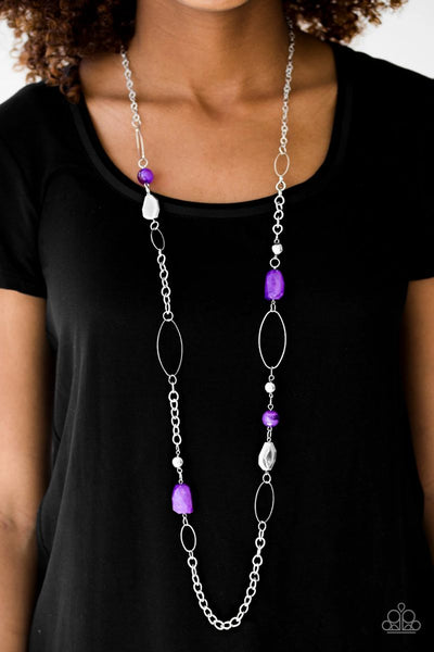 Popular Demand - Purple - Paparazzi Necklace #3127 (D)