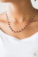 Party Like A Princess - Red - Paparazzi Necklace
