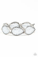 Paparazzi - Heirloom Hunter - White Stretchy Bracelet