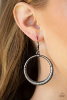 Modern Shimmer - Black - Paparazzi Earrings #2783 (D)