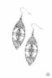 Paparazzi - Tropical Trend - Silver Earrings