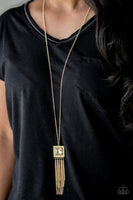 Shimmer Sensei - Gold - Paparazzi Necklace