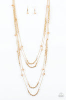 Open For Opulence - Gold - Paparazzi Necklace
