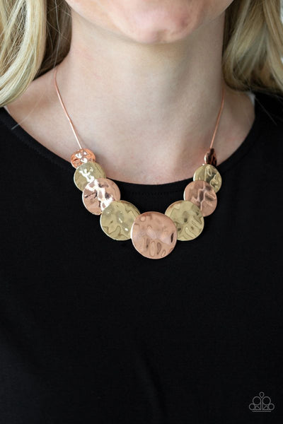 Paparazzi - A Daring DISCovery - Copper Necklace