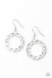 Global Glow - White - Paparazzi Earrings