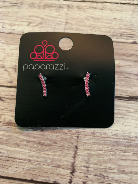 Paparazzi - Starlet Shimmer Earrings - Pink